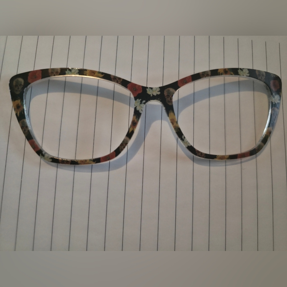 Floral Patterned Women's Glasses